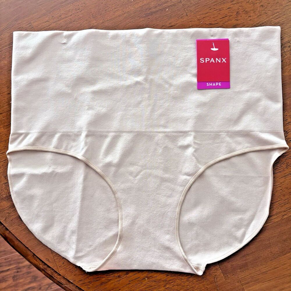 Spanx Womens Briefs 3X Soft Nude Everyday Shaping Panties L88953